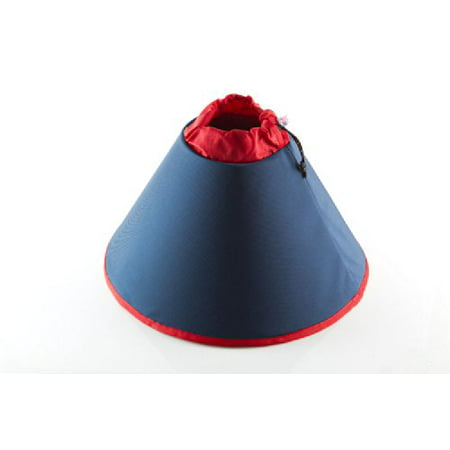 Medium, Navy & Red, Let Your Pet Heal in Comfort By World's Best