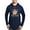 Navy, variant on - Boo Haw: Playful Ghostly Design - Mens Hooded Shirt