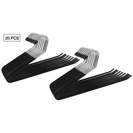 - Pant Hangers 20 Packs,Royalhanger Metal Open Ended Hangers Skirt Hanger Strong Durable Space Saving Jeans