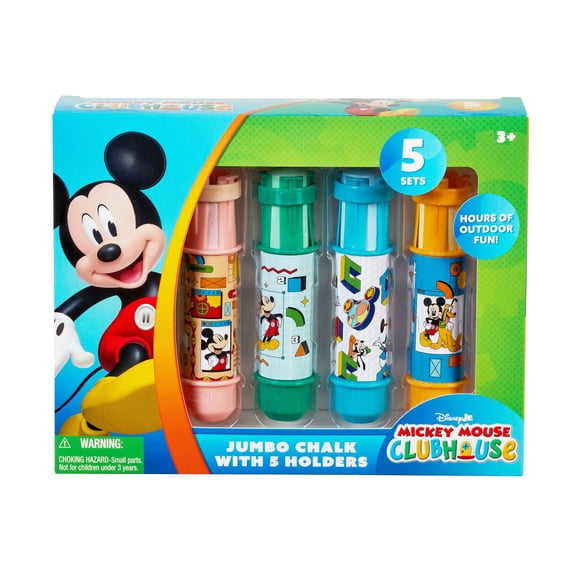 Little Kids Inc Mickey Mouse Clubhouse Jumbo Sidewalk Chalk Set for Kids