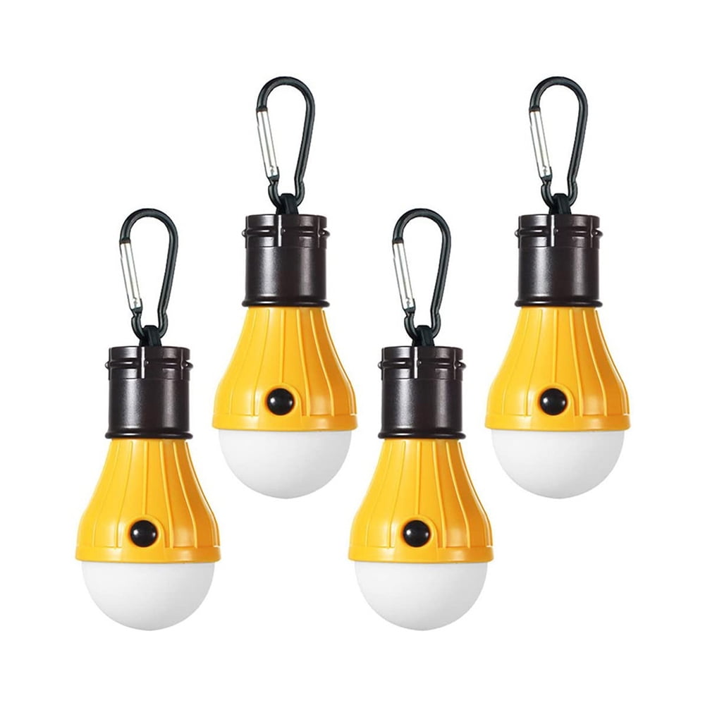 Campings Light [4 Pack] Doukey Portable Camping Lantern Bulb LED Tent