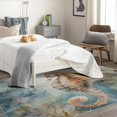 thumbnail image 4 of Seahorse Rugs for Living Room Bedroom Entryway - Coral Rug 2x3 - Sea Animals Carpet for Home Decor - Washable Non Slip Patterned Indoor Small Area Rug - Soft & Low Pile (ZL&805), 4 of 7