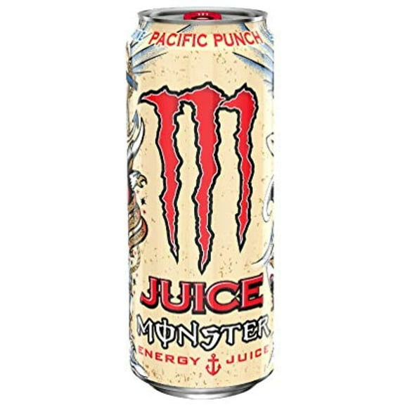 Juice Monster Energy, Pacific Punch, 16 Ounce Cans (Pack Of 6)