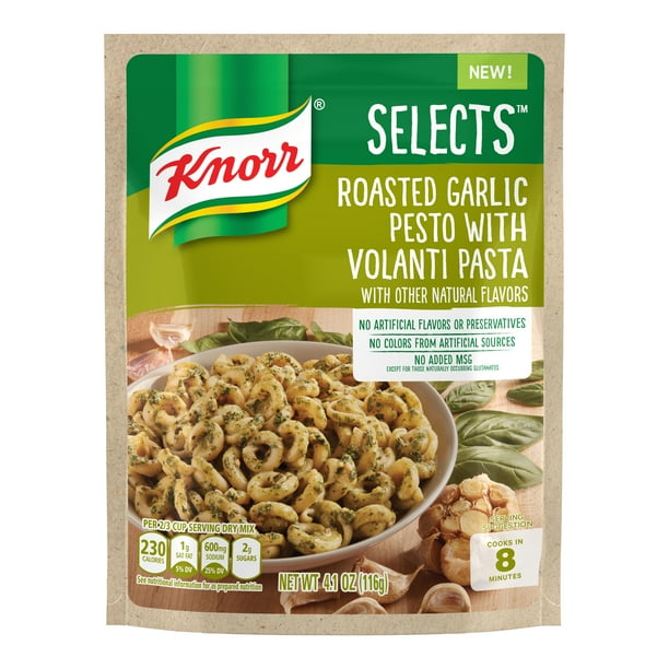 Knorr Selects Pasta Side Dish Roasted Garlic Pesto with Volanti Pasta 4