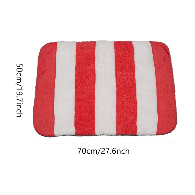 Famure Cat Heating Pad Flannel Self Heating Cat Pad Anti-Slip Pet Products  Safety Warming Pad Washable Red White Stripe Cat Dog Bed for Outdoor And  Indoor - Walmart.com