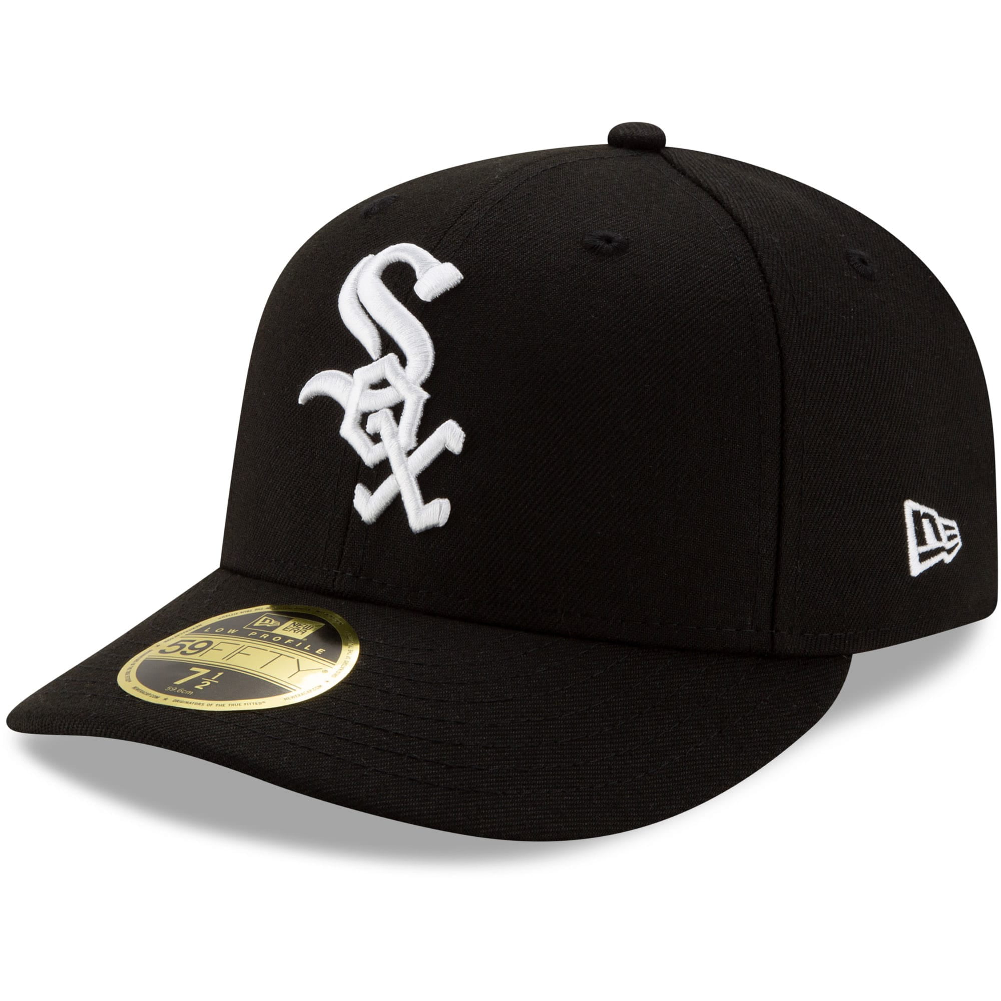 Chicago White Sox New Era Team Low Profile 59FIFTY Fitted Hat - Black ...