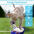 thumbnail image 5 of Step On Dog Water Fountain TeqHome Dog Sprinkler Multifunctional Automatic Pet Water Dispenser Outdoor Dog Drinking Water Easy Paw Activated Blue, 5 of 12
