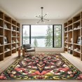 thumbnail image 2 of ODIKA 5'x7' Machine Washable Non-Slip Area Rug, Art Nouveau Pink High Traffic Rug, Pink, 974772, 2 of 7