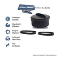 thumbnail image 2 of Replacement Part For Bissell Style 16 Helix Upright Vacuum Pre Motor Filter Set 32R9 With Free Style 7, 9, 10 Upright Flat Vaccum Belts 3031120, 32074, 18-3111-00 (1 Pack) For Models 62X5, 58F8, 58F8T, 2 of 3