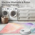 thumbnail image 5 of ODIKA 8'x10' Machine Washable Non-Slip Area Rug, Whimsical Cloudscape Playful Gradient Design for Any Space High Traffic Rug, Pink, 146147, 5 of 7