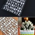 thumbnail image 3 of MasteelfCA 6 Sheets Colorful Letter Glitter Stickers Numbers Alphabet Stickers DIY Stock Stickers (Random Pattern), 3 of 7