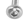 thumbnail image 4 of Powkky Motorcycle Windscreen Fairing Bolt Kit M6 Anodized Aluminum Replacement for KawasakiSilver, 4 of 10