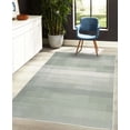 thumbnail image 4 of Palette Decorative Rug, Abstract Vortex Swirls and Shapes Pattern Vibrant Pastel Color Gradients, Quality Carpet for Bedroom Dorm and Living Room, 6 Sizes, Dark Sea, by Ambesonne, 4 of 4