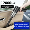thumbnail image 2 of Harlier Cordless Car Vacuum Cleaner, 2-in-1 Handheld Vacuum Cleaner with Brushless Motor, 12000PA High Power Mini Vacuum Cleaner for Car/Office/Home, to Deflate for Swimming Ring/Vacuum Bag, 2 of 9