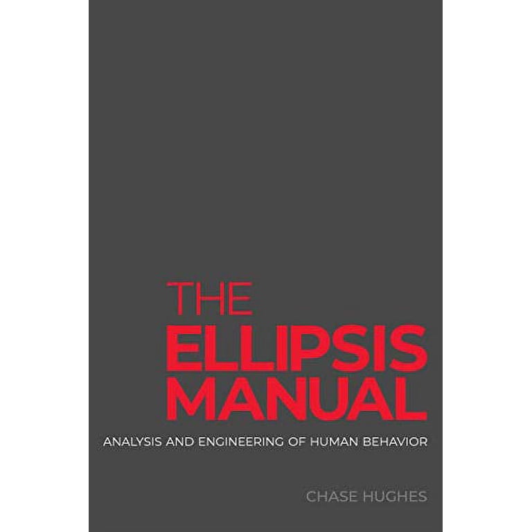 Chase Hughes, The Ellipsis Manual, Paperback, Human Behavior