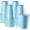 Light Blue, variant on Disposable Plastic Cups, Colored Disposable Cups, 16 Ounce Plastic Party Cups, Strong and Sturdy Disposable Cups for Party, Wedding, Christmas, Halloween Party Cup, 100 Pack (Navy, 16OZ)