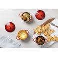 thumbnail image 2 of Le Creuset Juego de 4 mini cocottes con libro de cocina, 8 onzas cada una, cereza, 2 of 8
