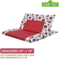 thumbnail image 4 of Elmo, & White With Stars Super Soft Preschool Nap Pad Sheet, Red, Blue, Yellow,, 4 of 6