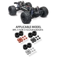 thumbnail image 3 of Wweixi RCGOFOLLOW Durable Wheel Rims Tyre For 1/16 WPL B14 Crawler RC Car Accessories Silver, 3 of 6