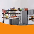 thumbnail image 4 of Tool Storage Rack with 6 Assorted Hooks and Large Mesh Basket for Sports Gear, Utilities -Wall Mount Garage Storage Organizer, 4 of 6
