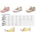 thumbnail image 5 of Children Sole Shoes Kids Adorable Round Toe Wear-resistant Daily Walking Golden 1 Pair, 5 of 5