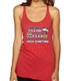 thumbnail image 1 of Wild Bobby, Sometimes It's A Fish Other Times It's A Buzz, Fishing, Women Tri-Blend Racerback Tank Top, Vintage Red, Small, 1 of 4