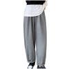 Women's Sweatpants Women's Solid Color Sweatpants Loose Wide Leg Casual Sports Cotton Pants New Fashion Elastic Waist Fitness Jogging Pants Drawstring Sweatpants