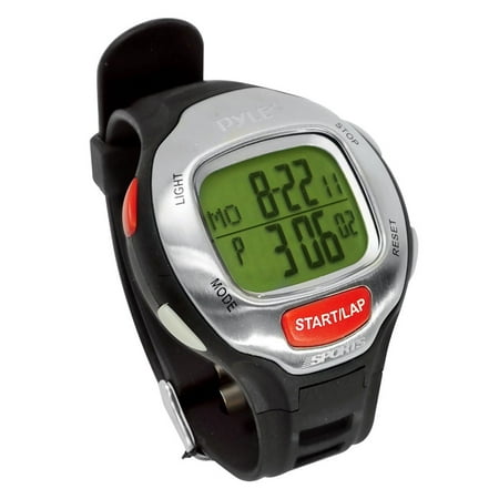 Pyle Marathon Runner Watch, Mens, w/ Target Time Setting, Time Alert, 150 Lap Chronograph Memory (Black Color)
