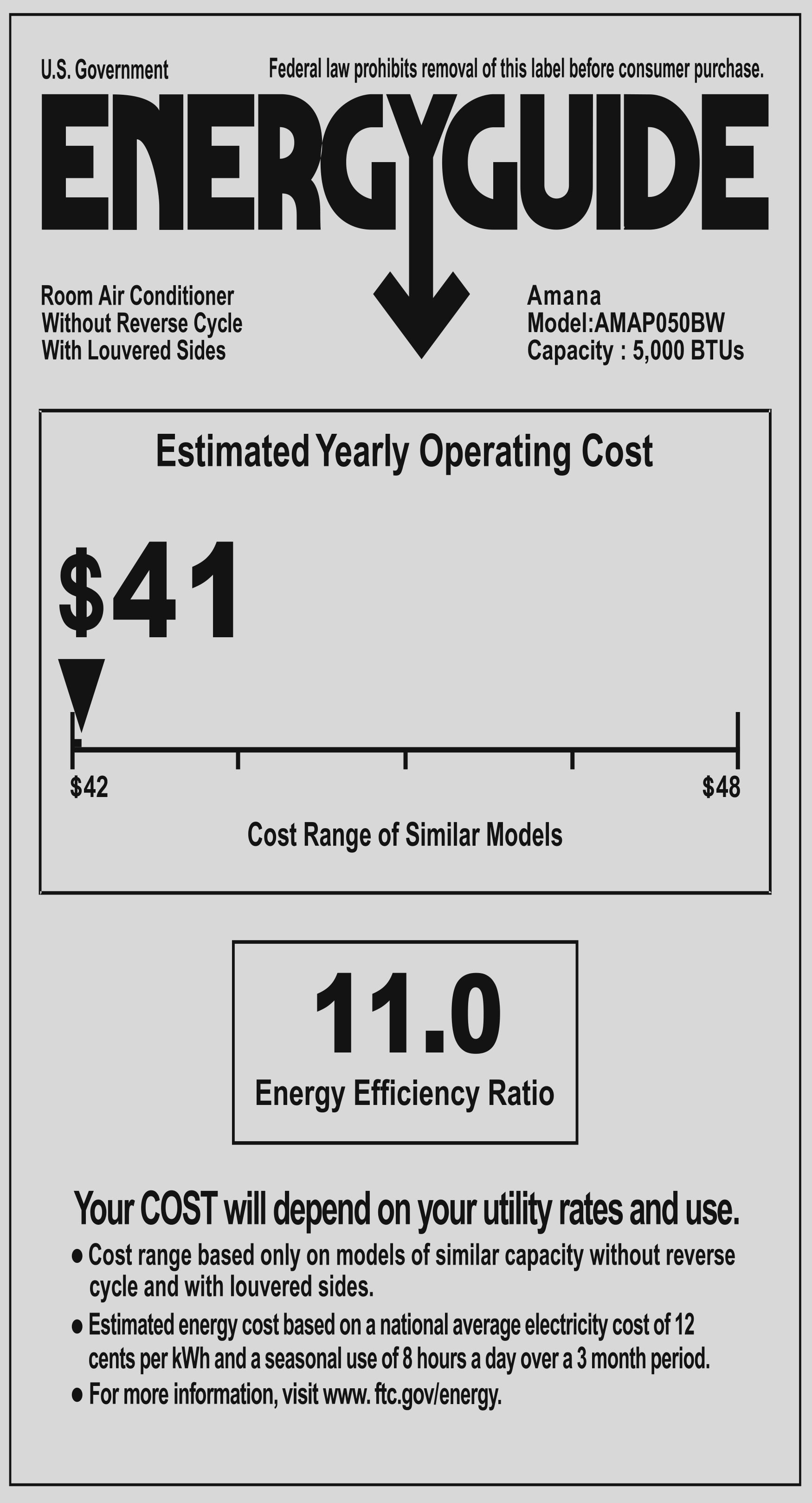 Amana 5,000 BTU 115V Window-Mounted Air Conditioner with Mechanical Controls Amana 5,000 BTU 115V Window-Mounted Air Conditioner with Mechanical Controls Sansujyuku sansujyuku.com
