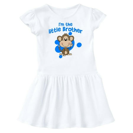 

Inktastic I m The Little Brother-monkey Gift Baby Girl Dress