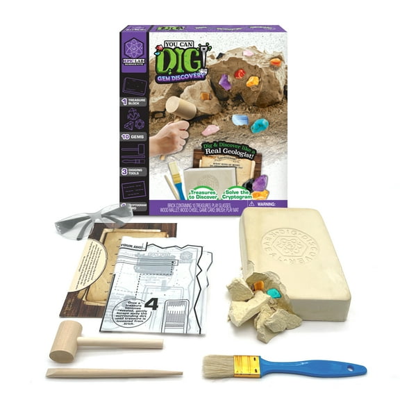 ArtSkills Epic Lab Gem Discovery, Gemstone Dig Kit for Kids