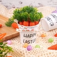 thumbnail image 6 of 4PCS Tabletop Metal Easter Carrot Pot Decor 5.12in Happy Easter Spring Desk Shelf Decorations Farmhouse Home, 6 of 7
