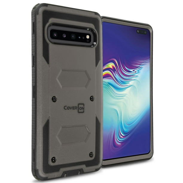 Coveron Samsung Galaxy S10 5g Case Tank Series Hard Protective Armor Phone Cover Walmart Com Walmart Com