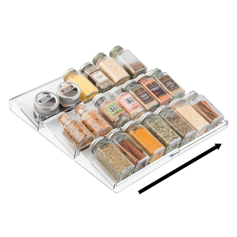 Simply Heaven 5 Tier Wide Clear Acrylic Spice Rack Kitchen Organizer / Open  Box
