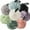 Best Sellers, variant on Loofah Sponges for Shower,Jewel Tone 4 - Dark Green, Peacock Green, Sky Blue & Purple