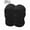 Black, variant on Musion 2 Pack Solid Color Breathable Sweat Absorption Balaclava Quick Drying Windproof Full Face Mask Unisex for Riding and Jogging
