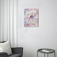 thumbnail image 3 of 12X16inch Pink Flower Canvas Wall Art Abstract Florals Watercolor Painting, Framed Artwork for Nursery, Living Room, Bedroom, Kitchen, Office - Elevate your Bathroom Décor, 3 of 7