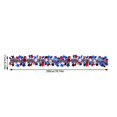 thumbnail image 3 of 6.5 Ft Patriotic Tinsel Garland - 9PC Red White Blue Glitter Garland for 4th of July, Memorial Day, and Outdoor Holiday Decorations, 3 of 9