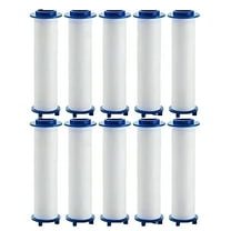 HIBIBUD 10 Pcs Ion Drops Shower Head Filters,3.3 Inch PP Cotton Filter Cartridge,Turbo Showerhead,Filtered Ion Shower Drops Head with Filter for Detachable