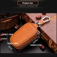 thumbnail image 4 of Speravity Estuche de almacenamiento para llaves de coche, funda de cuero reutilizable para exteriores, portador de piezas automotrices, funda de Automoción decorativa y accesorios, 4 of 6