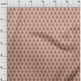 thumbnail image 2 of oneOone Cotton Cambric Peach Fabric Floral Block Dress Material Fabric Print Fabric By The Yard 56 Inch Wide, 2 of 4