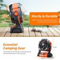 thumbnail image 4 of Camping Fan, 20000mAh Rechargeable   Outdoor Tent Fan with Light and Hook, 6 Speed, Personal USB Desk Fan for Camping, Fishing, Hurricane, Power Outage Essentials, 4 of 6