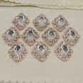 thumbnail image 3 of 20 Piezas Cristales de Imitación Botones Flatback Cabochon Scrapbooking Artesanía de Bricolaje Gloria adornos de espalda plana, 3 of 9