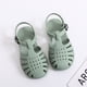 thumbnail image 1 of Sandalias de punta para niños, primavera y verano, zapatos de suela blanda con agujeros para niños y niñas, zapatos planos de gelatina, zapatos para bebés y niños pequeños, 1 of 6