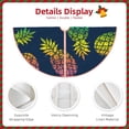 thumbnail image 3 of Sikiie Abstract Bright Pineapple Fruit Retro Nativity Christmas Tree Skirt, Jesus Christian Winter Holiday Tree Mat Decoration(30-48IN)30", 3 of 6