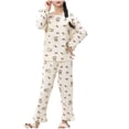 thumbnail image 1 of Ensemble de Pyjamas pour Bébé Pjs - Enfants Tout-Petits Garçon Fille Manches Longues Tenue de Nuit 2 Pcs, 1 of 3