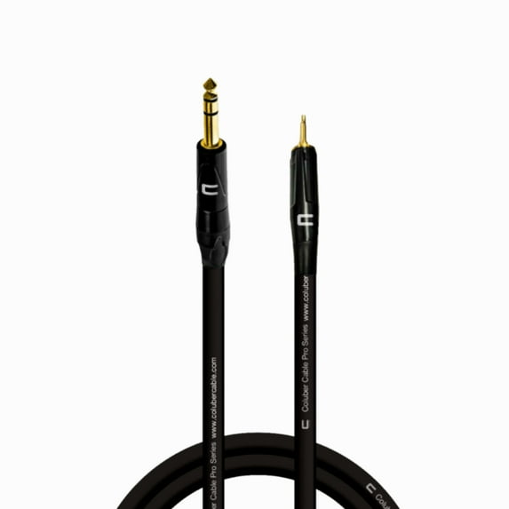Coluber Cable 1/4" TRS Male to 3.5 TS Male 3-Pin Microphone Audio Connector