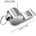 thumbnail image 3 of 5-pack stainless steel whistle with strap, 3 of 5