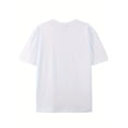thumbnail image 4 of Camiseta informal de verano de algodón puro con cuello redondo y estampado de oso para hombre. Suave, transpirable, corte regular, ideal para el fin de semana. Cómoda y elegante. Ideal para practicar, 4 of 4