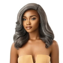 Outre HD Lace Front Wig Soft N Natural Neesha 202 (Silver Gray) (FFMISSMOGR)